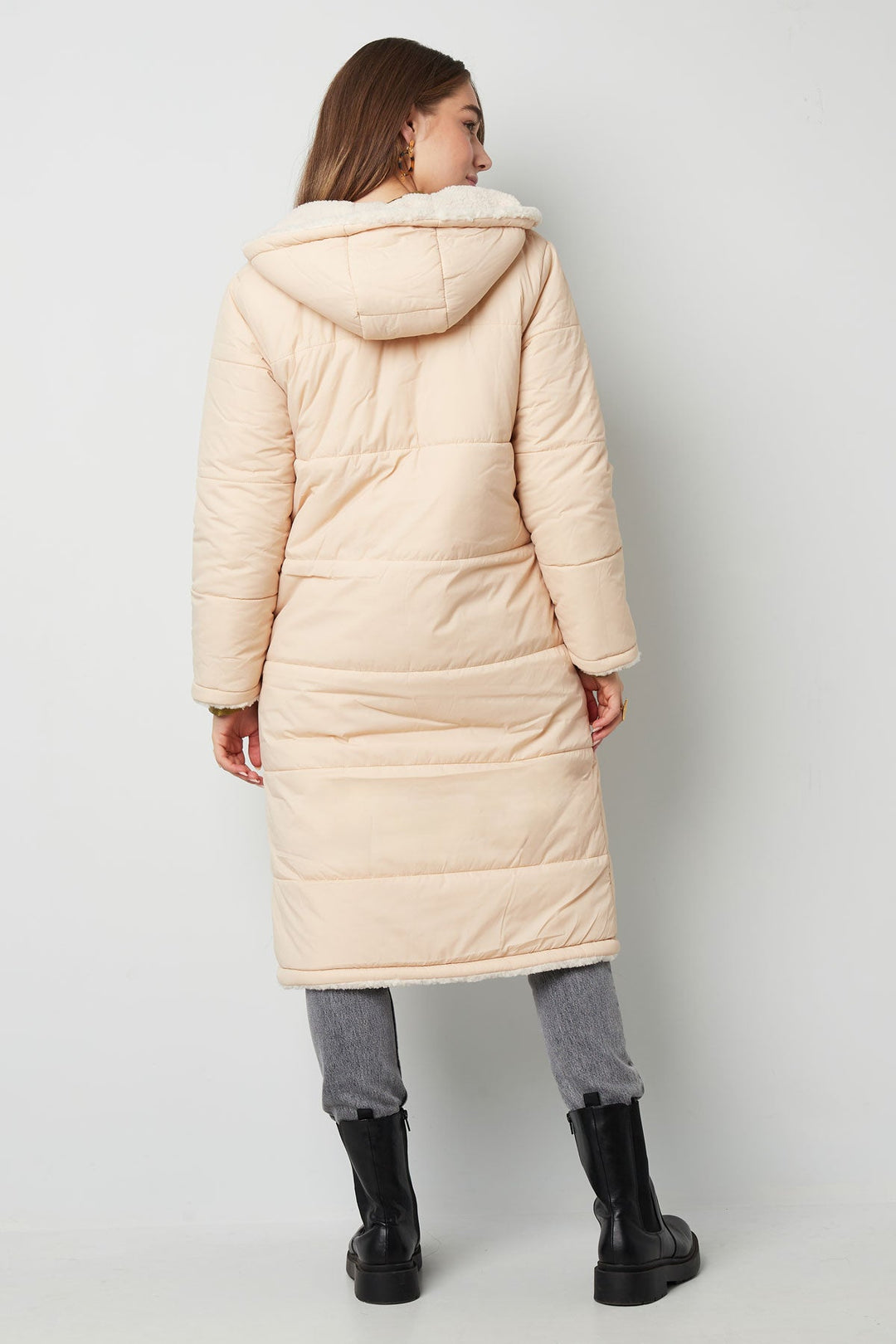 LOUISE™ | Manteau D'hiver En Teddy Long - Beige