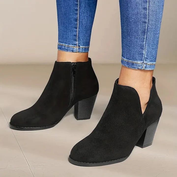 ALEXE™ | Bottines Femme à Talon Épais