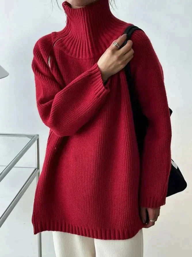 SCARLET™ | Pull Rouge Uni