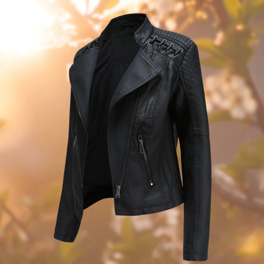 VERONICA™ | Veste en cuir femme