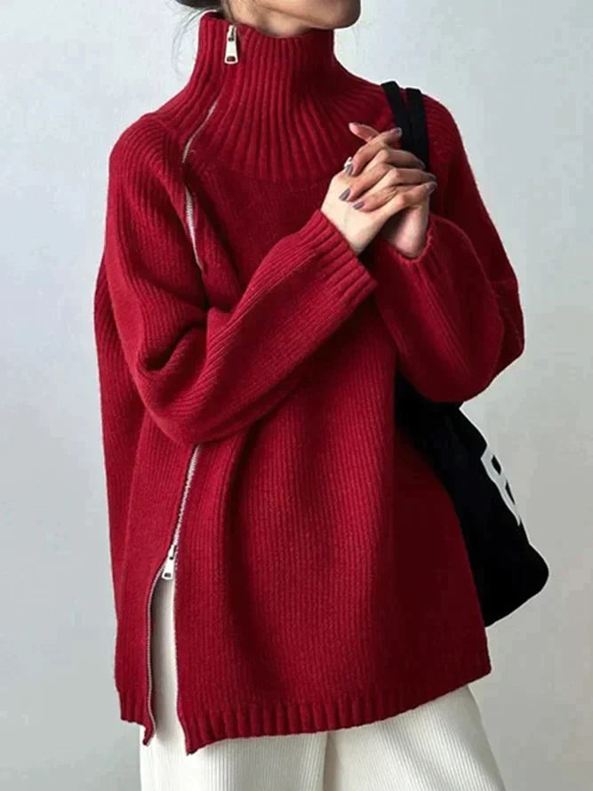 SCARLET™ | Pull Rouge Uni