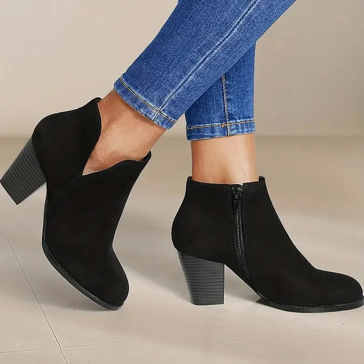 ALEXE™ | Bottines Femme à Talon Épais