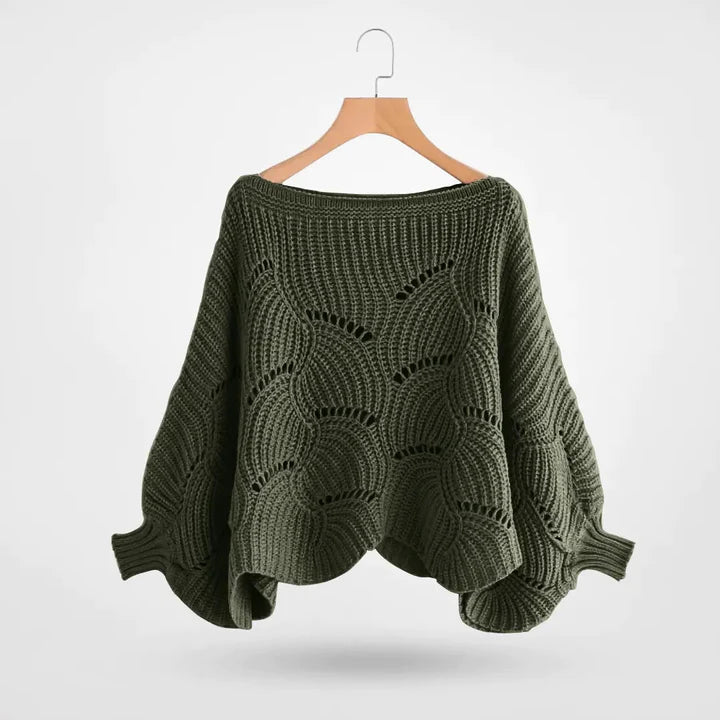 NORI™ | Pull Tricoté Élégant, Ample Et Uni