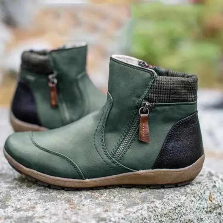 ELLEN™ |  Bottes orthopédiques étanches avec fermeture éclair premium