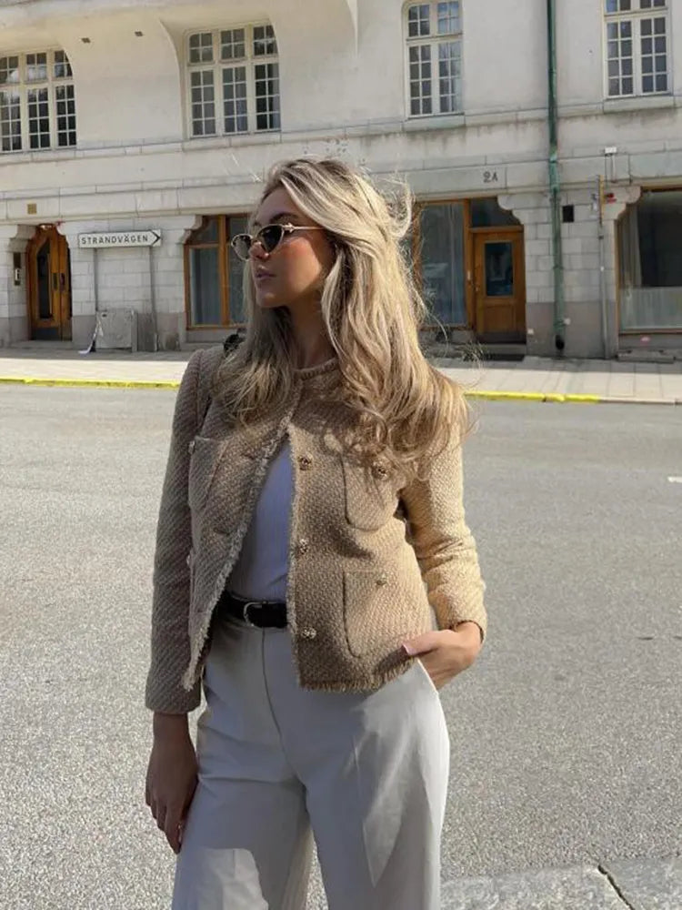 ANNE FLEUR™ | Veste en Tweed