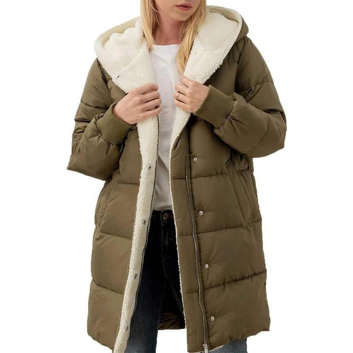 SOPHIE™ | Manteau à capuche en velours réversible et en coton