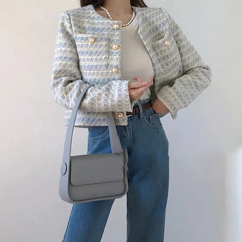 ÉLYSSA™ | Cardigan élégant en tweed