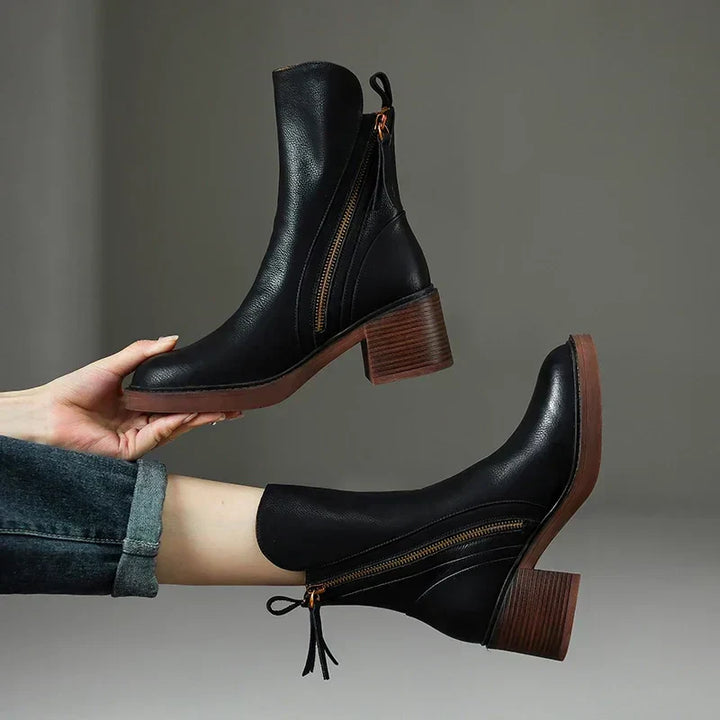 GRAZIA™ | Bottes en cuir à cheville