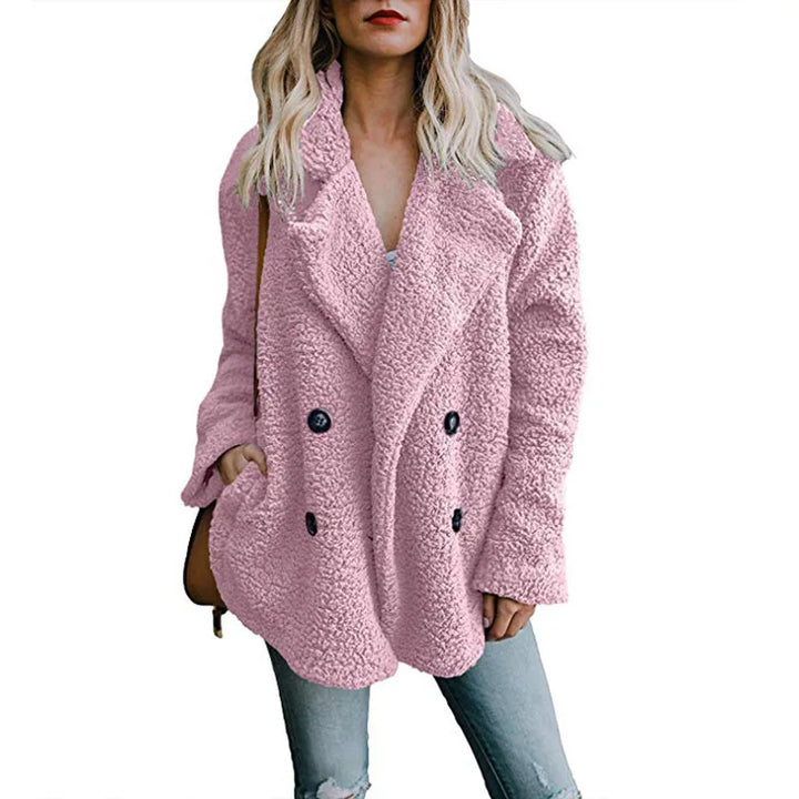 LILAS™ | Manteau peluche oversize en fausse fourrure