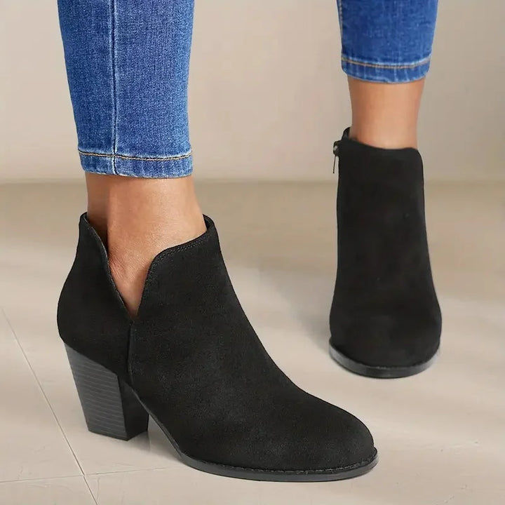 ALEXE™ | Bottines Femme à Talon Épais