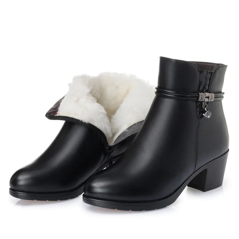 LUCE™ | Bottes d'hiver élégantes doublées et zippées