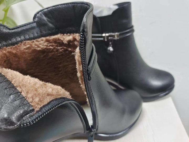 LUCE™ | Bottes d'hiver élégantes doublées et zippées